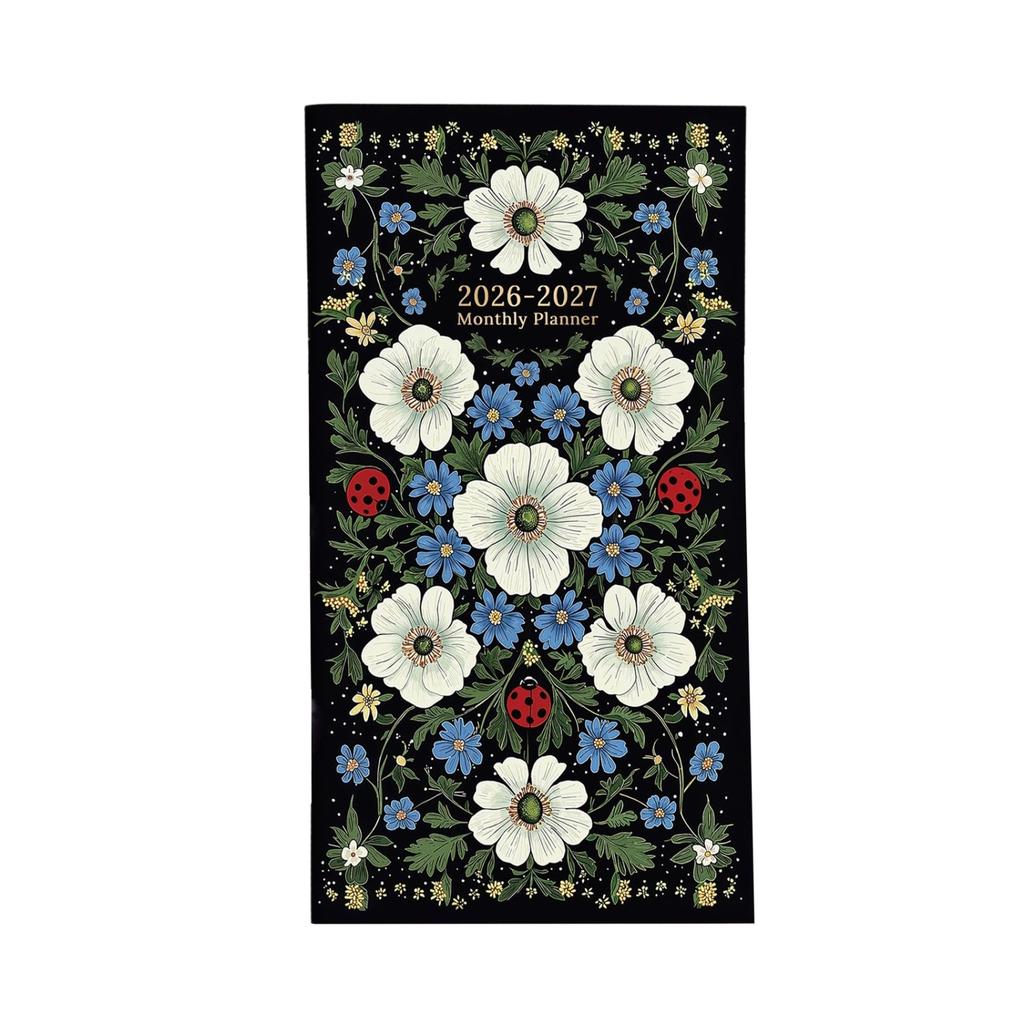 Карманный календарь 2026-2027 - Планировщик дат, Портативный органайзер расписания, Месячный и годовой планировщик