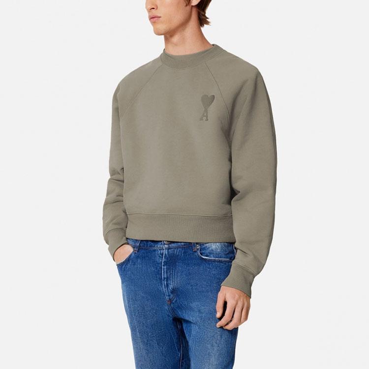 AMIPARIS SS22 Sweatshirt Unisex Dark Coffee USW002747-267