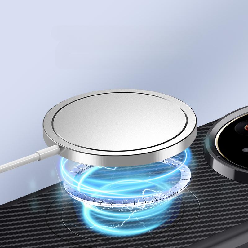 Для Magsafe Матовый противоударный чехол для телефона Xiaomi 15 Ultra 15 Pro 14 Ultra 14 Pro Углеродное волокно Текстура Силиконовая задняя крышка Shell Magsafe Cover Capa