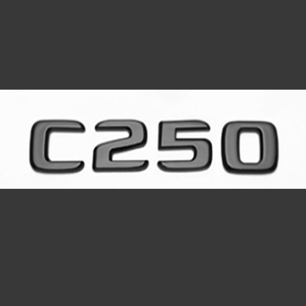 JDW3  For Mercedes Benz AMG W204 W205 W206 C200 C220 C220d C300 C400 C250 C260 Logo Car ABS 3D Trunk Letter Logo Badges Accessories
