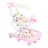 Baby Activity Walker Multi Functional Anti Drop Light Musical 8 Wheels Infant Activity Walker
