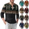 Men'S T-Shirt Street Casual Fashion Long Sleeved Top