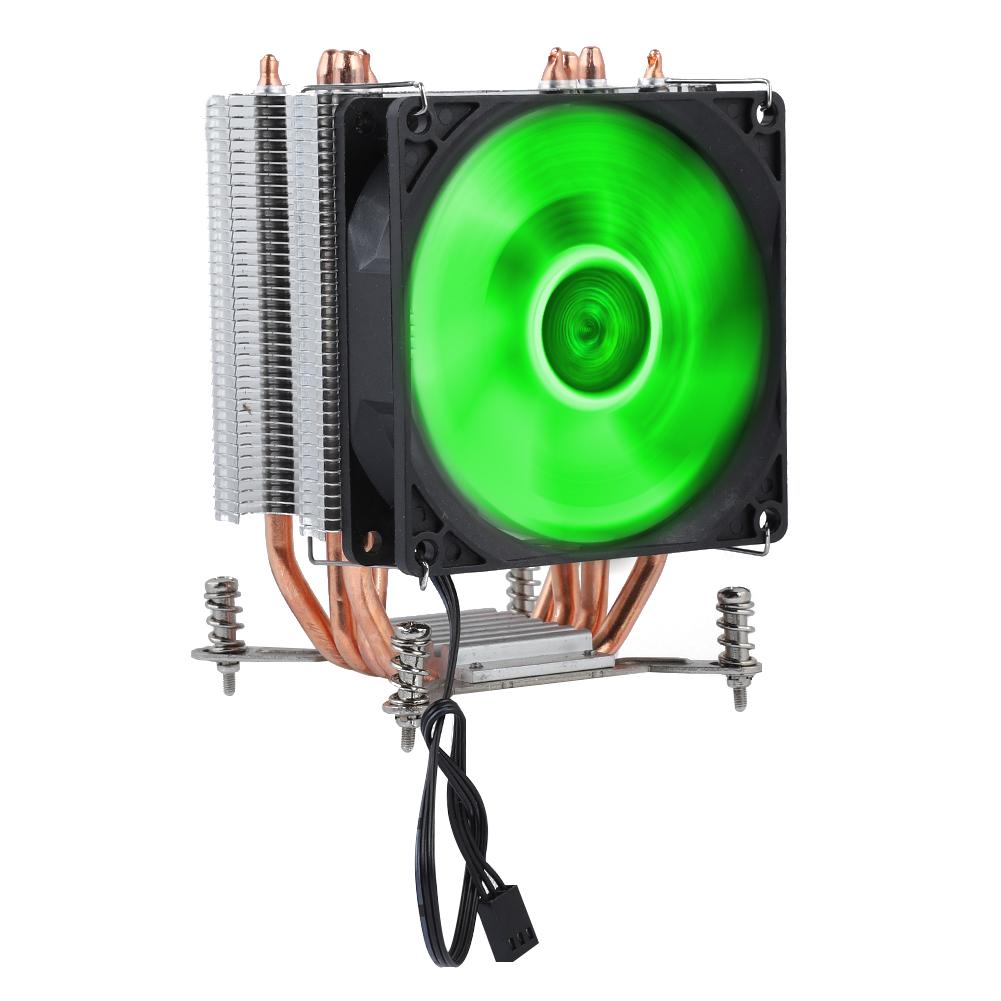 4 Heat Pipe CPU Fan Cooler Heat Sink With Screw (Red light Small Screw+Backboard)