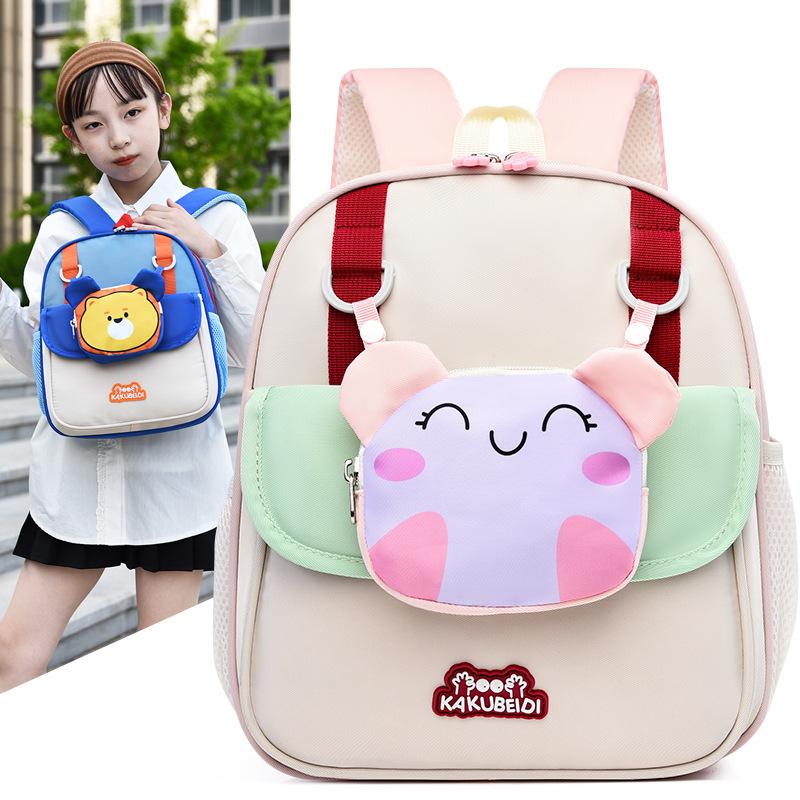 Children's Schoolbags, Kindergarten Backpacks, Cute Cartoon Boys and Girls, Lightweight and Large-capacity Backpacks