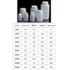 Masfu Wide-Mouth PE Plastic Reagent Sample Bottles