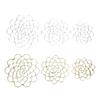 3 Pcs Stainless Steel Flower Grid 4/5/6 Inch Floral Arranging Tool Reusable Wire Flower Frog Grid for Easy Flower Arrangement