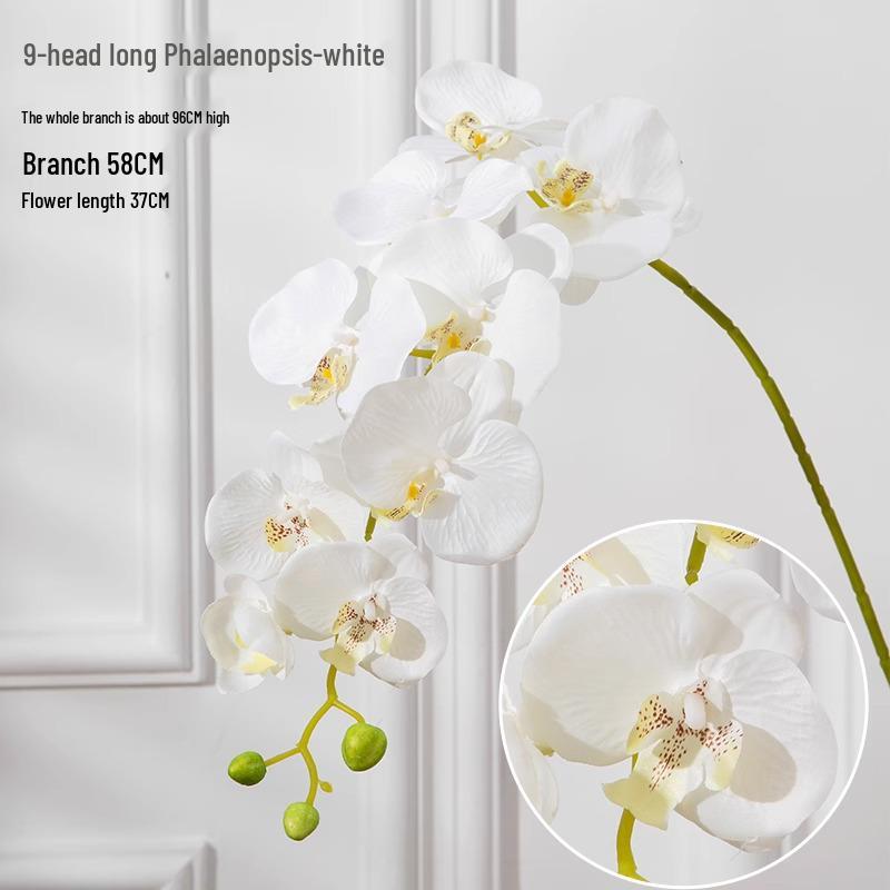 Роскошный реалистичный искусственный цветок фаленопсиса для свадеб и домашнего декора