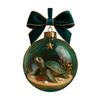 Animal Christmas Ball Ornaments Handcrafted 3D Turtle/Penguin/Bee/Dachshund Clear Ball Ornament for Xmas Tree Holiday Home Party Decor