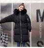 Зимнее пальто женское утолщенное зимнее новое пуховик больших размеров с большим меховым воротником
