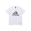 adidas Футболки Унисекс Белые С Круглым Вырезом Умеренный Прямой Крой GP1849