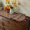 American Style Cabinet Cover Vintage Table Runner Home Decor Tea Table Cover Cloth  Living Room