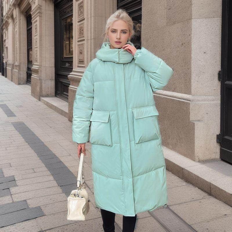 Утепленная одежда из хлеба, стеганая одежда, женские свободные длинные осенние и зимние пальто, куртки на хлопчатобумажной подкладке, новые модели