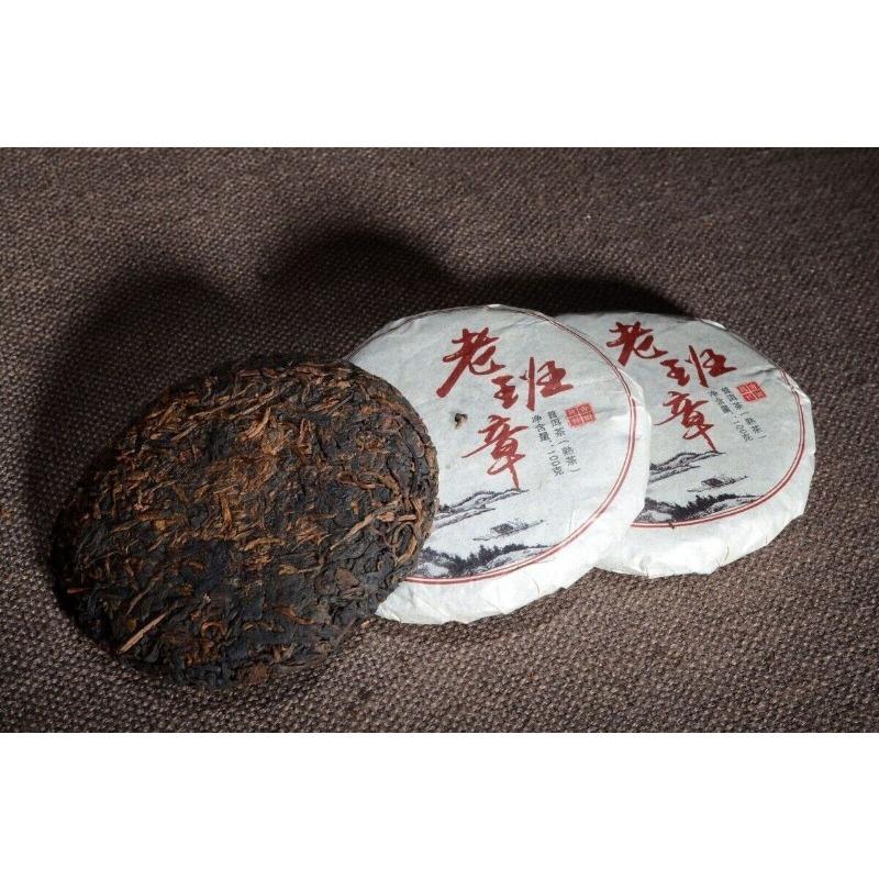 100 г*3 Чай Пуэр Спелый чайный пирог Чай Лао Баньчжан Спелый чай Пуэр Спелый чайный пирог