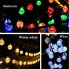 Solar String Lichter Im Freien Kristall Fee Licht Chritmas Girlande 8 Modi Wasserdicht Terrasse Licht Für Garten Party Decor