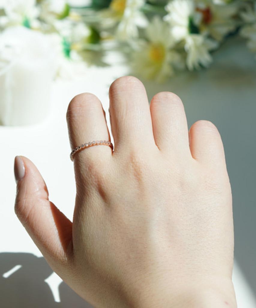Серебряное кольцо для большого пальца Alleun 925, многослойное, с кубическим цирконием, на колено