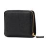 Coach Billfold Wallet With Snap Closure And Zipper Coin Pocket Multiple Card Slots Polished Pebble Leather Women Wallet Black CD717-B4BK