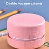 Desktop Vacuum Cleaner Portable Handheld Desk Cleaner for Crumbs Debris Pencil Shavings Snack Paper Eraser