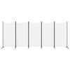 VidaXL Cloison de Séparation 5 Panneaux Séparateur de Pièce Pliable Diviseur Écran d'Intimité Paravent Décoration Salon 350266