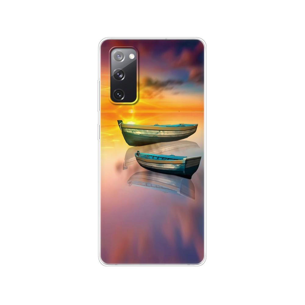 Чехол для Samsung Galaxy S20 FE 6,5 "Мягкий силиконовый чехол из ТПУ на заднюю панель телефона для Samsung S20 fe, бампер GalaxyS20 FE S20FE, принципиально чехол