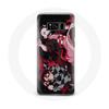 Чехол - Maniacase - Samsung Galaxy S8 Plus - Гибкий - Черный - Клинок, рассекающий демонов Танджиро Незуко