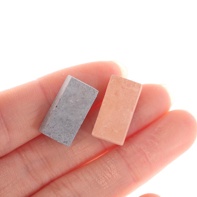 Архитектурный антикварный мини-синий кирпич, зеленый блок, сделай сам, песочный стол, глиняный инструмент для внутренней сцены