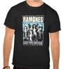 26 Ramones Логотип Рок-Музыки Черная Футболка -1148- Унисекс Футболка