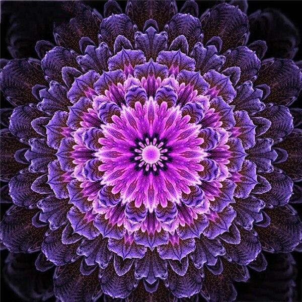 5d алмазная живопись Религиозная Мандала DIY Алмазная вышивка крестиком цветок домашний декор искусство рукоделие