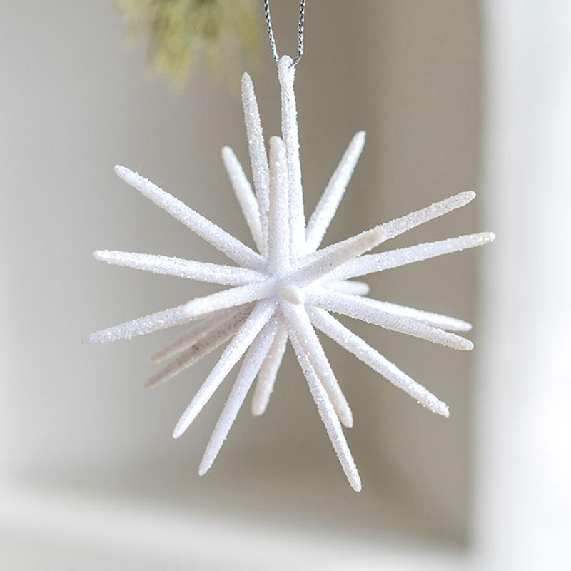 5 шт. подвеска в виде звезды на рождественскую елку, ярко сияющая, рождественские украшения, сверкающая звезда