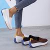 Comfortable Casual Shoes Women 2024 Large Size Stretch Fabric Slip-On Women Sneakers Canvas Summer Platform Shoes Women Loafers