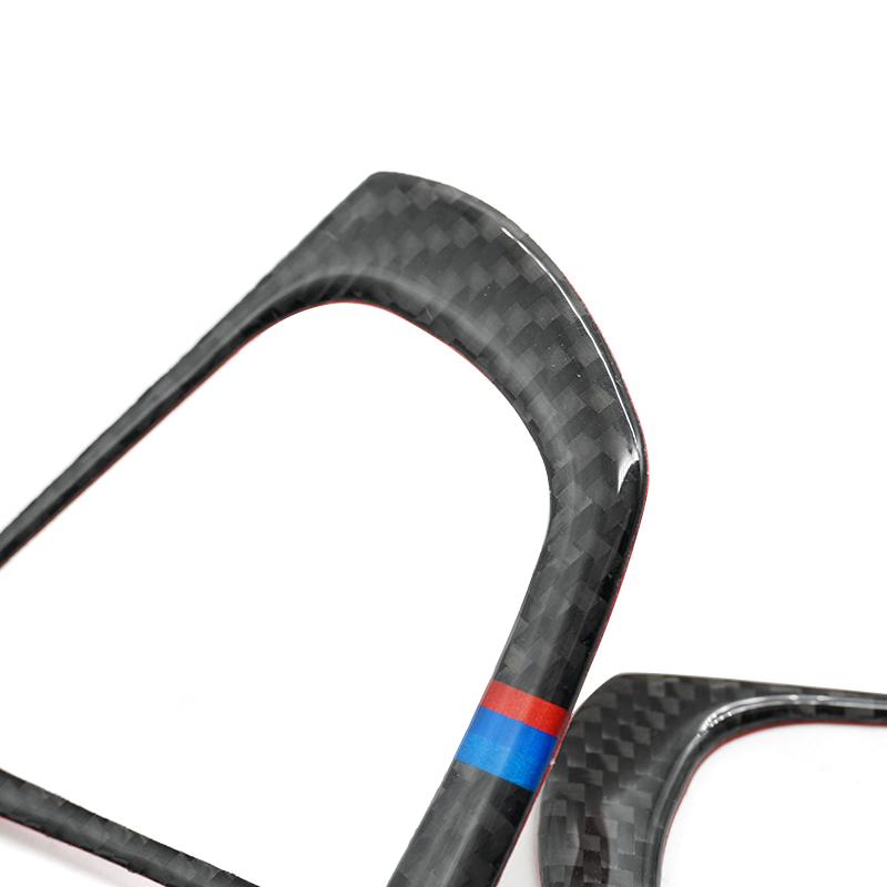 Автомобильная наклейка на руль из углеродного волокна, наклейка, накладка для BMW 5 серии G30 G38 X3 G01