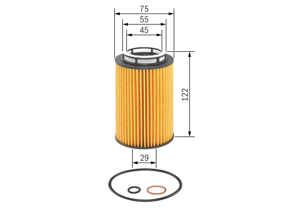 Bosch F026407158 BMW Rolls Royce Фильтр для импортных автомобилей