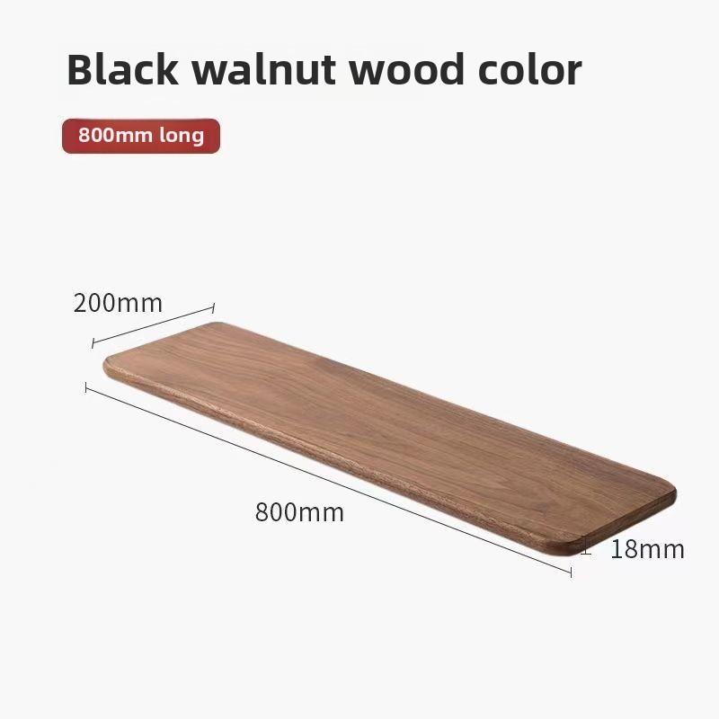 Настенная полка из массива дерева, плоская доска, стеллаж для хранения, плоская перегородка, подвесная полка из грецкого ореха, украшение комнаты, доска для хранения