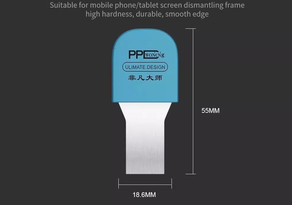 Ultra-thin Curved Display Pry Slice Handheld Repair Shim, Tin Scraping Blade for Cell Battery Desoldering, Practical Dismantling