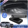 Крышка воздухоотвода для Toyota Highlander Kluger XU70 2020~2025 2025, расположенная под задним сиденьем, аксессуар для вентиляции выхлопной системы автомобильного кондиционера.