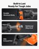 1-Inch Air Impact Wrench, Up to 2400N.m Nut-Busting Torque, 6000RPM 6-Speed Pneumatic Impact Gun with 152.4mm Extended Anvil for Heavy-Duty Trucks,