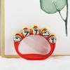 Jingle Rattle Sleigh Bells Handbell Percussion Musical Instrument Education Toys Education Toy Transparent