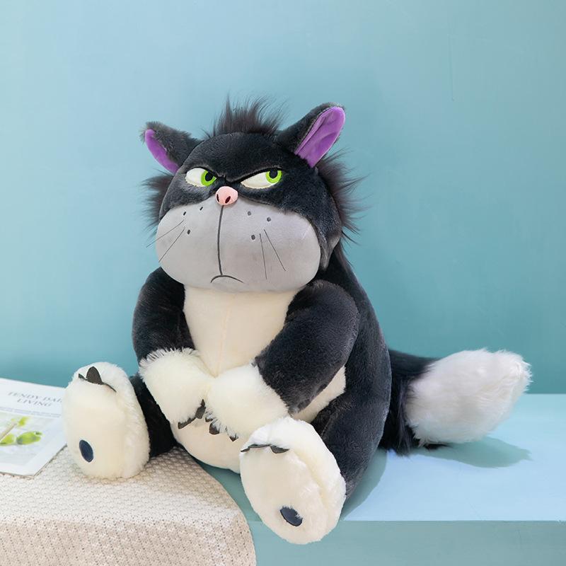 Нетоксичная Японская Забавная Кукла Кот Люцифер Плюшевая Игрушка Кукла Люцифер Плохой Кот Подушка Кот Кэрол Плюшевая Игрушка Подарок на День Рождения Дети