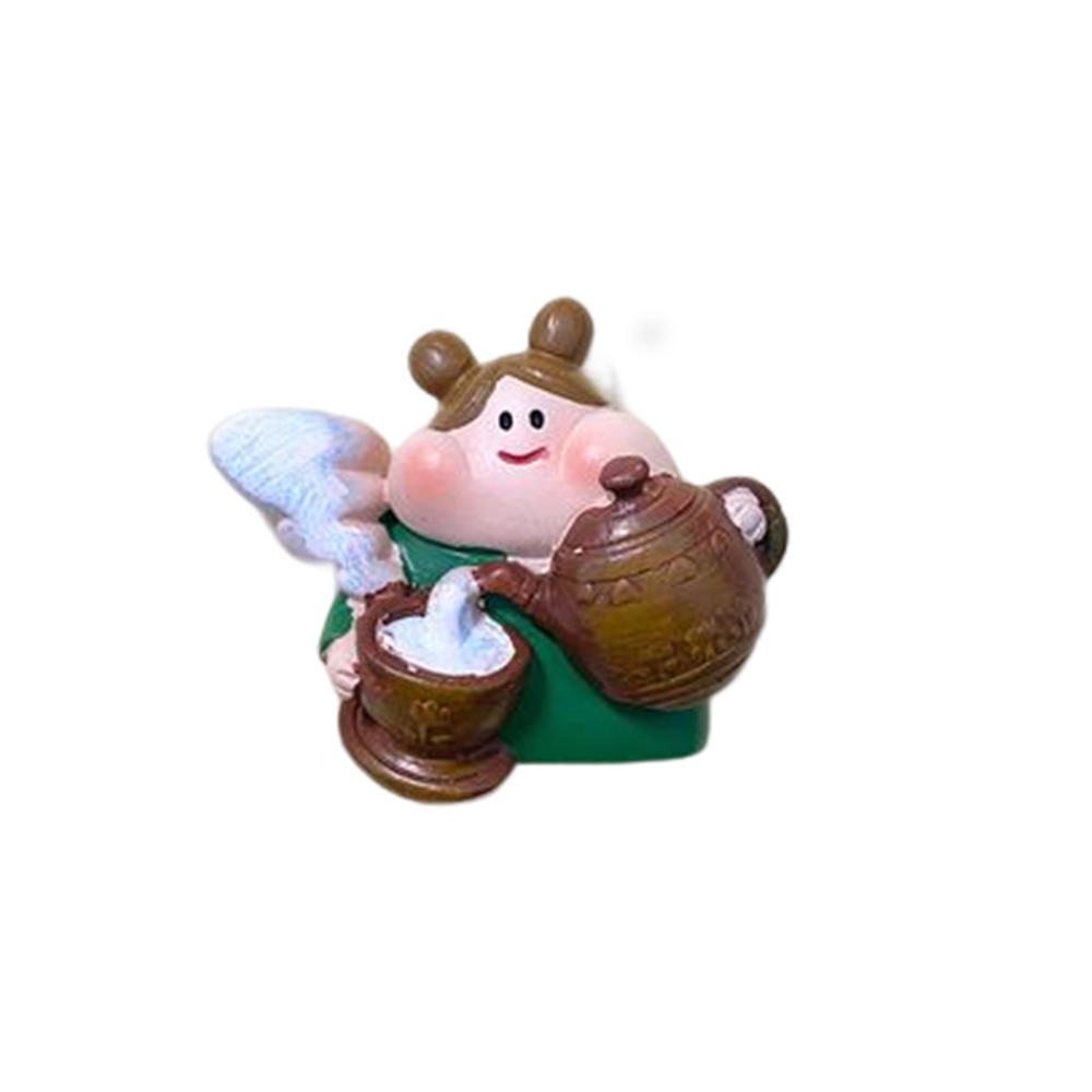 Four Optional Cartoon Funny Series Cute 3D Creative Personality Design Refrigerator Stickers Resin Home Decorations