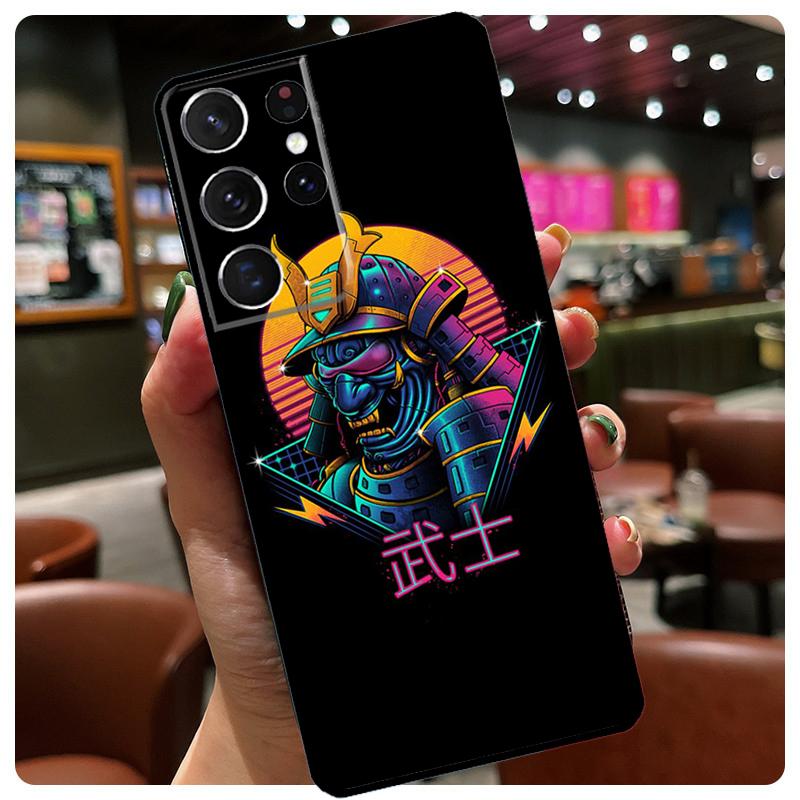 Японский Чехол Самурай Ниндзя Для Samsung Galaxy S23 S20 FE S21 Ultra S8 S9 S10 Note 10 Plus Note 20 S22 Ultra Чехол