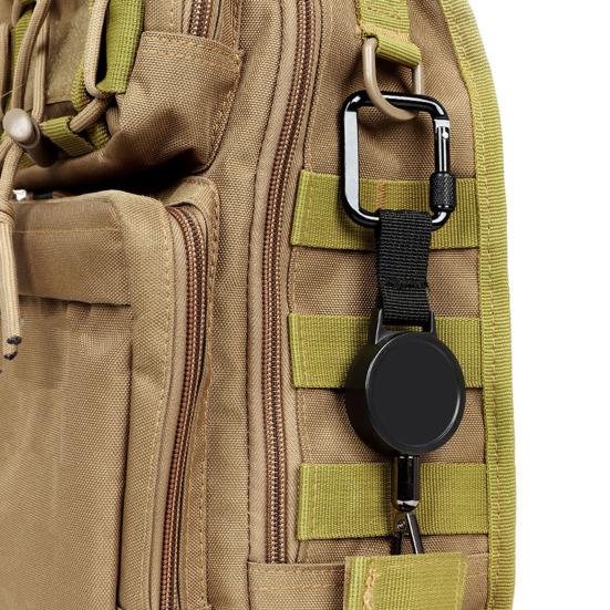 Выдвижной страховочный шнурок для телефона с клипсой для ремня 60 см стальной трос зажим для телефона для защиты от кражи и использования без рук универсальный аксессуар для телефона для приключений на открытом воздухе