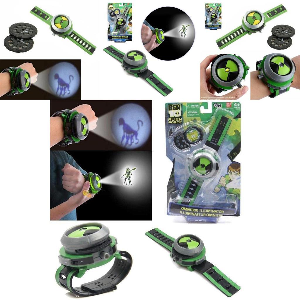 Захватывающие часы-проектор Ben 10 Alien Force Omnitrix Illuminator, подарок для детей