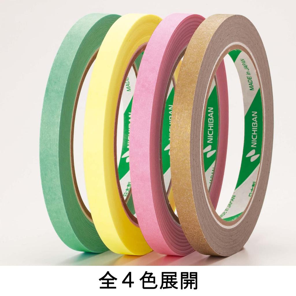 Лента для запечатывания пакетов Nichiban, бумага васи, 20 шт., 9 мм x 50 м, цвет розовая сакура, № 270 270SP-20P