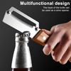 Multi-Peeler with Stainless Steel Blade & Wood Handle Bottle Opener Efficient Vegetable Fruit Peeler