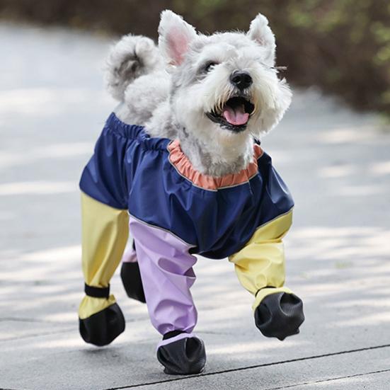 Dog Shoes Leggings Dirty-Proof Suspender Boot Waterproof Dog Pant Anti-Slip Pet Paws Protector for Outdoor