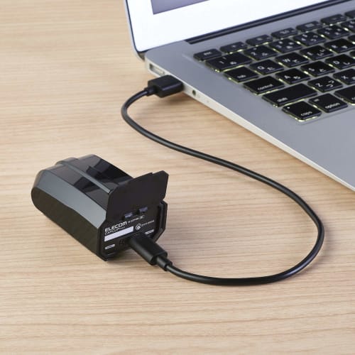 Elecom Mouse Bluetooth (iOS/iPadOS Compatible) Rechargeable Quiet Tilt Wheel (Horizontal Scroll) Presentation Mode Ultimate Blue LED 4 Button CapClip