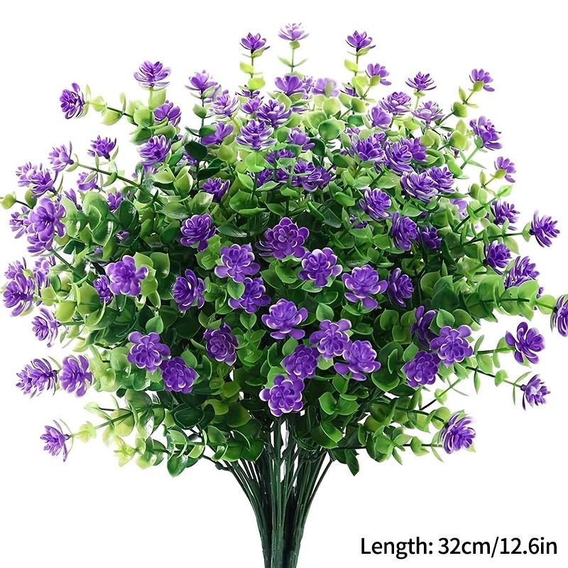 Искусственные осенние цветы для улицы, искусственные растения, устойчивые к УФ-излучению, искусственная пластиковая зелень, Хэллоуин, сад, крыльцо, патио, осенний домашний декор