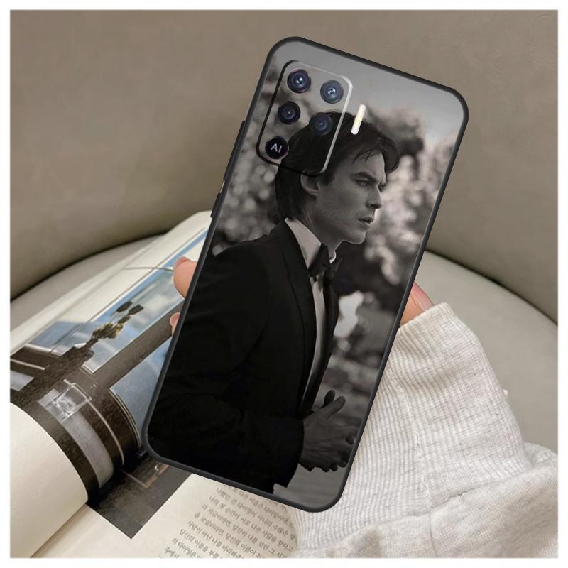 Кейс Damon Salvatore Дневники вампира Для Oppo A17 A57 A77 A40 A78 A54 A74 A94 A76 A16 A96 A18 A60 A80 A38 A58 A98 A15 A5 Pro