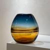 Sunset Gradient Glass Vase