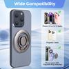 Для iPhone 17 16 15 14 ProMax Samsung Магнитный Держатель-Кольцо для Телефона 360° Вращение Съемный Многофункциональная Магнитная Подставка для Телефона