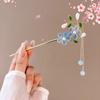 Романтичные аксессуары для волос в китайском стиле для женщин и девочек, милая универсальная заколка для волос с цветочной кисточкой, простая высококачественная палочка для волос, подарки